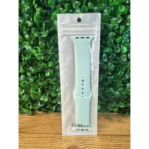 New Mint Silicone Smart Watch Band Compatible with Apple Watch 42mm Long Gift